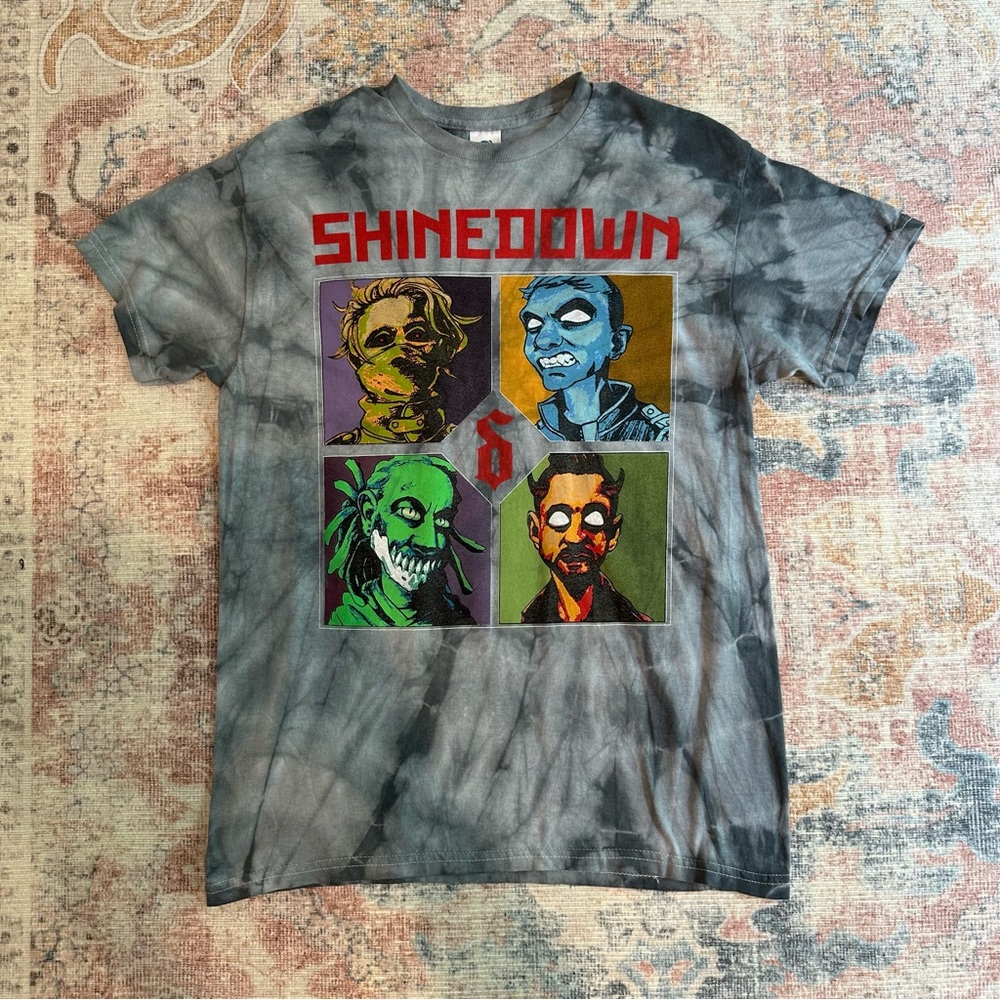 NWOT Shinedown Official Merchandise Tie-Dye T-Shirt